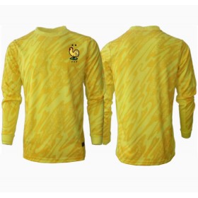 Pánské fotbalový oblečení Francie Brankář Domácí košile ME 2024 Dlouhým Rukávem